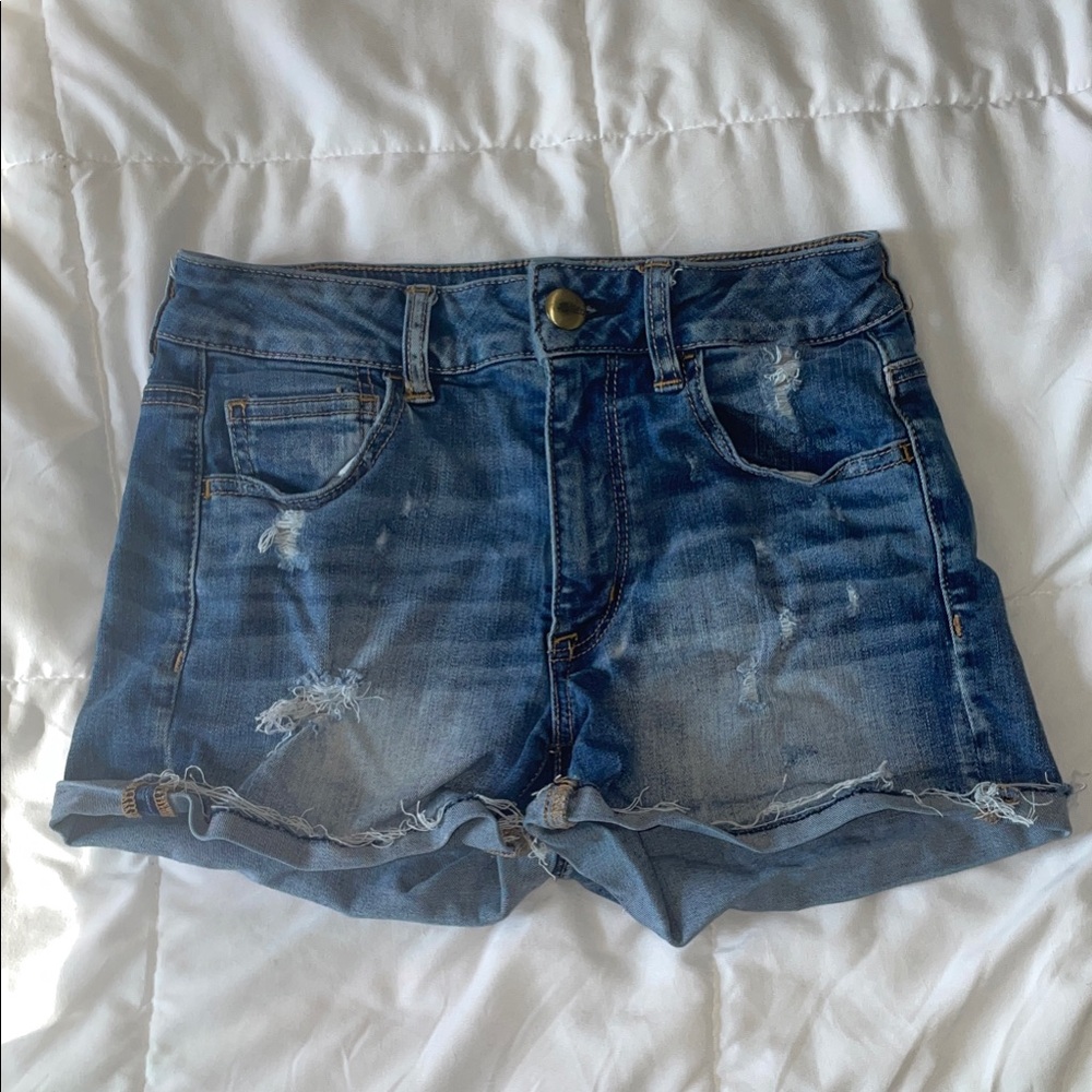 American Eagle Outfitters Blue Women's Shorts size 6